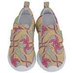 Abstract Pattern Design Scrapbooking Kids  Velcro No Lace Shoes