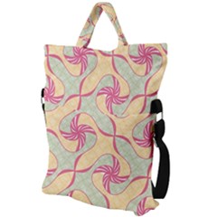 Fold Over Handle Tote Bag 