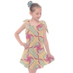 Abstract Pattern Design Scrapbooking Kids  Tie Up Tunic Dress