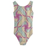 Abstract Pattern Design Scrapbooking Kids  Cut-Out Back One Piece Swimsuit