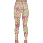 Abstract Pattern Design Scrapbooking Lightweight Velour Classic Yoga Leggings