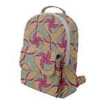 Abstract Pattern Design Scrapbooking Flap Pocket Backpack (Large)