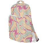 Abstract Pattern Design Scrapbooking Double Compartment Backpack