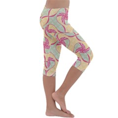 Kids  Lightweight Velour Capri Leggings  