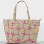 Abstract Pattern Design Scrapbooking Back Pocket Shoulder Bag 