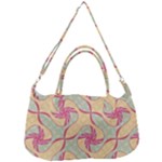 Abstract Pattern Design Scrapbooking Removable Strap Handbag