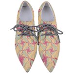 Abstract Pattern Design Scrapbooking Pointed Oxford Shoes