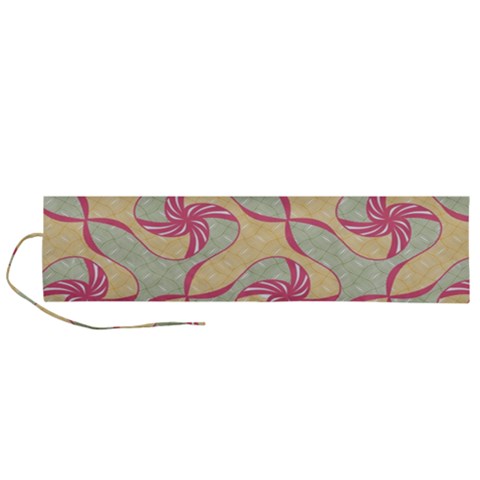 Abstract Pattern Design Scrapbooking Roll Up Canvas Pencil Holder (L) from ArtsNow.com