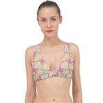 Abstract Pattern Design Scrapbooking Classic Banded Bikini Top