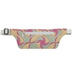 Abstract Pattern Design Scrapbooking Active Waist Bag