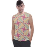 Abstract Pattern Design Scrapbooking Men s Regular Tank Top