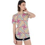 Abstract Pattern Design Scrapbooking Perpetual Short Sleeve T-Shirt