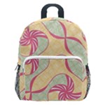 Abstract Pattern Design Scrapbooking Kids  Age 5-10 Lightweight School Backpack with Side Pockets