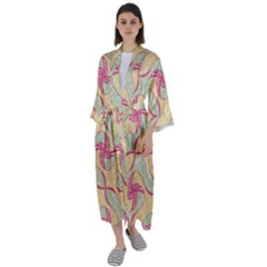 Maxi Satin Kimono 