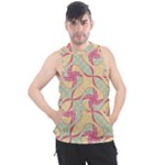 Abstract Pattern Design Scrapbooking Men s Sleeveless Hoodie