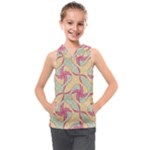 Abstract Pattern Design Scrapbooking Kids  Sleeveless Hoodie