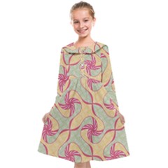 Abstract Pattern Design Scrapbooking Kids  Midi Sailor Dress from ArtsNow.com