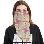 Abstract Pattern Design Scrapbooking Face Covering Bandana (Triangle)