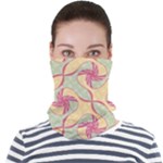 Abstract Pattern Design Scrapbooking Face Seamless Bandana (Adult)