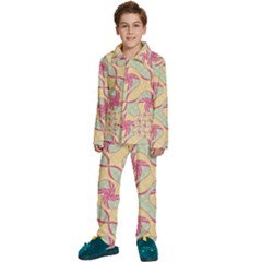 Kids  Long Sleeve Velvet Pajamas Set 