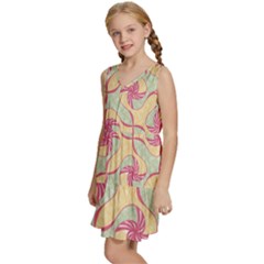 Kids  Sleeveless Tiered Mini Dress 