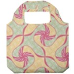 Abstract Pattern Design Scrapbooking Foldable Grocery Recycle Bag