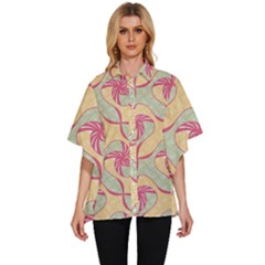 Women s Batwing Button Up Shirt 