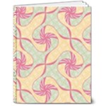 Abstract Pattern Design Scrapbooking 7  x 9  Hardcover Notebook