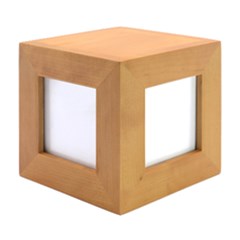 Wood Photo Frame Cube 