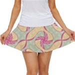 Abstract Pattern Design Scrapbooking Women s Skort