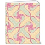 Abstract Pattern Design Scrapbooking 8  x 10  Hardcover Notebook