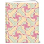 Abstract Pattern Design Scrapbooking 8  x 10  Softcover Notebook