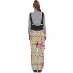 Women s Side Zip Front Pouch Ski And Snowboard Bib Pants	 