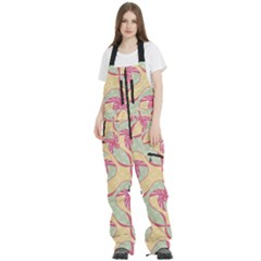 Women s Front Zip Ski And Snowboard Bib Pants 