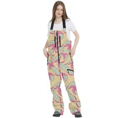 Women s Front Zip Ski And Snowboard Bib Pants 