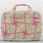 Abstract Pattern Design Scrapbooking Travel Toiletry Bag With Hanging Hook