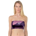 Mountain Night Crescent Moon Bandeau Top