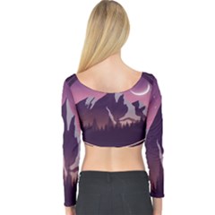 Long Sleeve Crop Top 