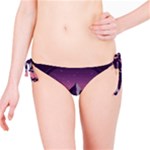 Mountain Night Crescent Moon Bikini Bottoms