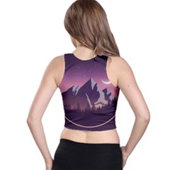 Racer Back Crop Top 