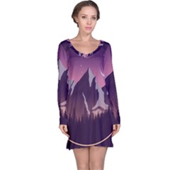 Long Sleeve Nightdress 