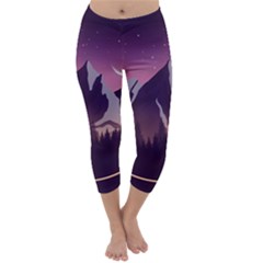 Capri Winter Leggings  Front