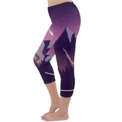 Capri Winter Leggings  Back