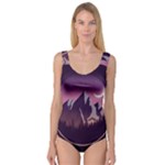 Mountain Night Crescent Moon Princess Tank Leotard 