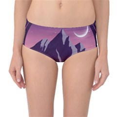 Mid-Waist Bikini Bottoms 