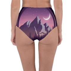 Reversible High-Waist Bikini Bottoms 