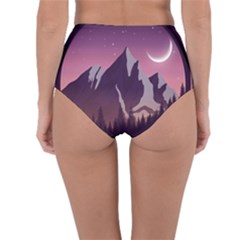 Reversible High-Waist Bikini Bottoms 