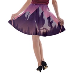 A-line Skater Skirt 