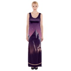 Thigh Split Maxi Dress 