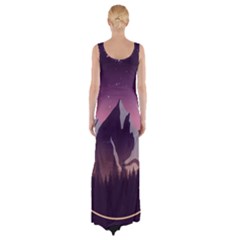 Thigh Split Maxi Dress 